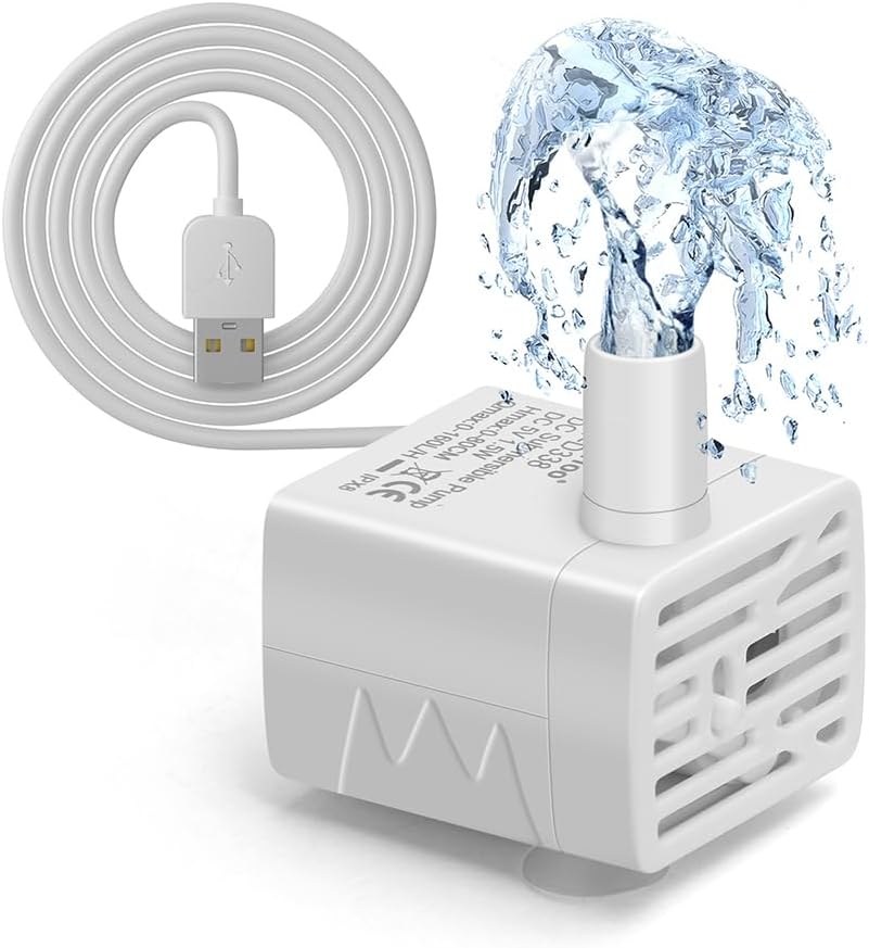 DaToo Cat Water Fountain Replacement Pump, USB