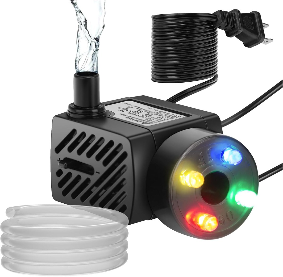 DaToo Fountain Pump with LED Light